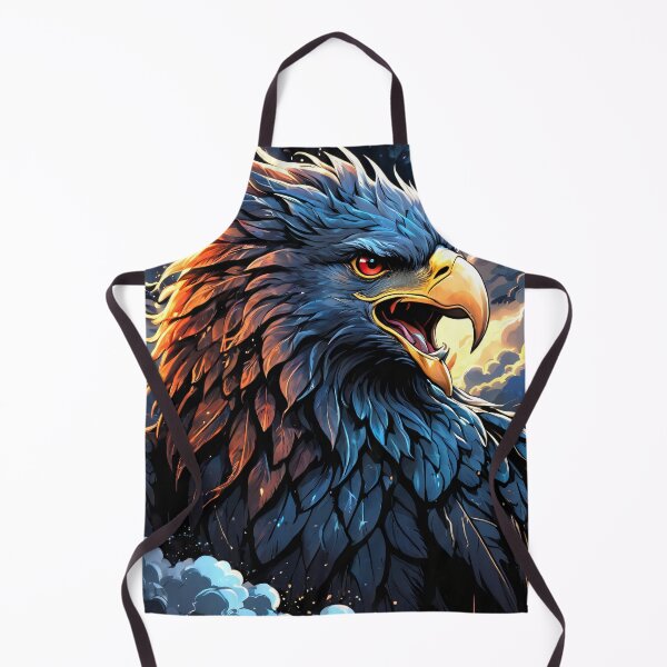Item preview, Gothic Eagle Majestic Fierce Intricate Feathers Dark Art designed and sold by ByteyCreatives.