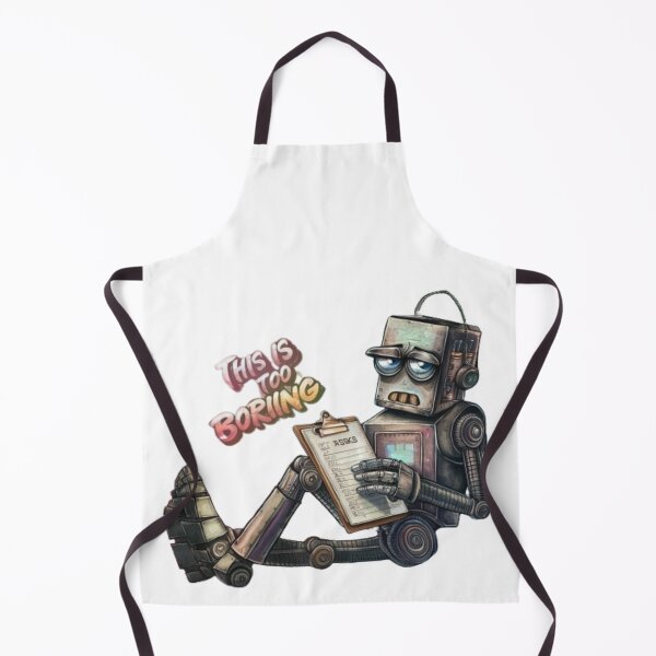 Item preview, Bored robot designed and sold by catcraftss.
