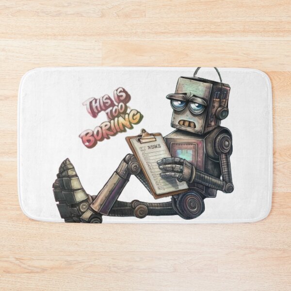 Item preview, Bored robot designed and sold by catcraftss.