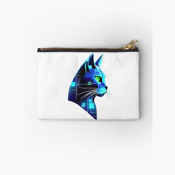 Item preview, Futuristic Cat in Neon Glow designed and sold by NaMieSz.