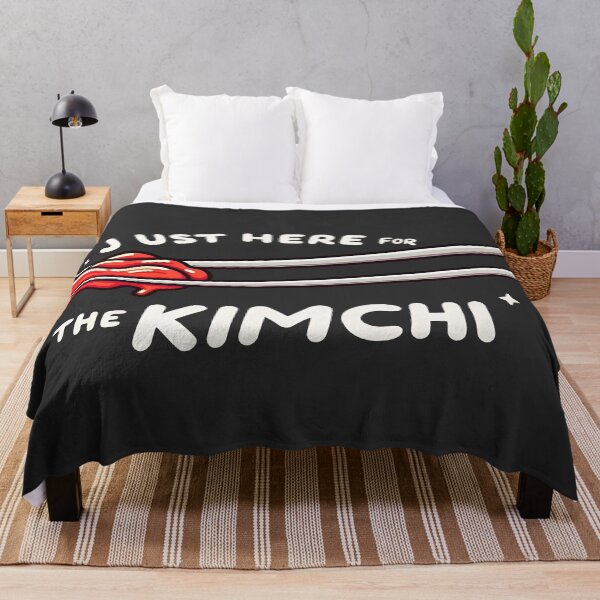 Item preview, Just Here For The Kimchi Lover Funny Saying designed and sold by HowToCanadian.
