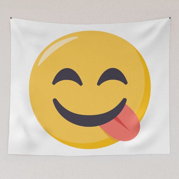 Item preview, JoyPixels™ Face Savoring Food Emoji designed and sold by JoyPixels.