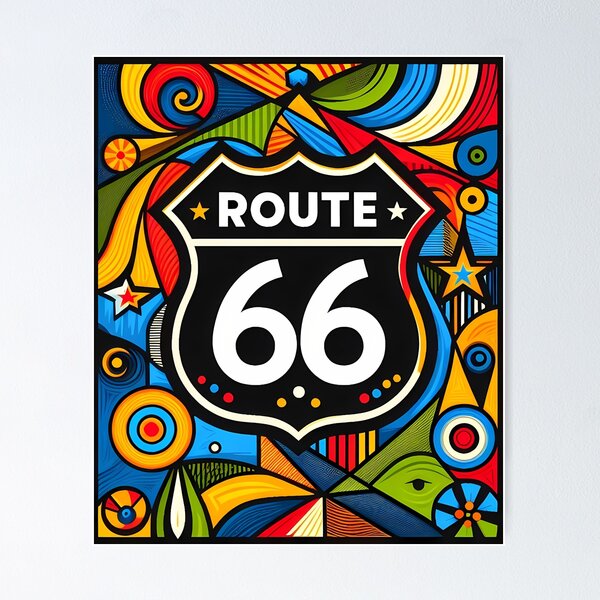 Item preview, Ride the Legendary Route 66 – The Mother Road! designed and sold by OzzFrequency.