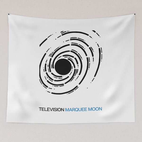 Item preview, Marquee Moon TELEVISION logo - black with blue designed and sold by WRITTEN AND DIRECTED BY.
