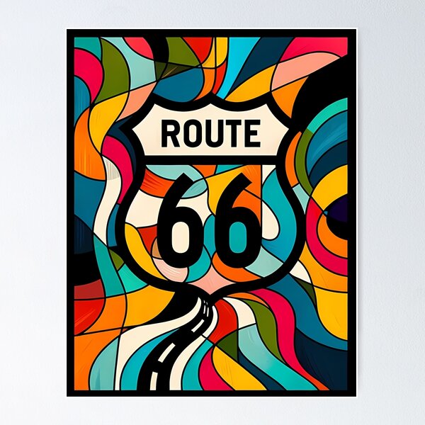 Item preview, Ride the Legendary Route 66 – The Mother Road! designed and sold by OzzFrequency.