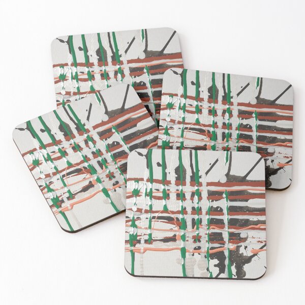 Item preview, Acrylic painting "Net in Green" designed and sold by IreneSchlik.