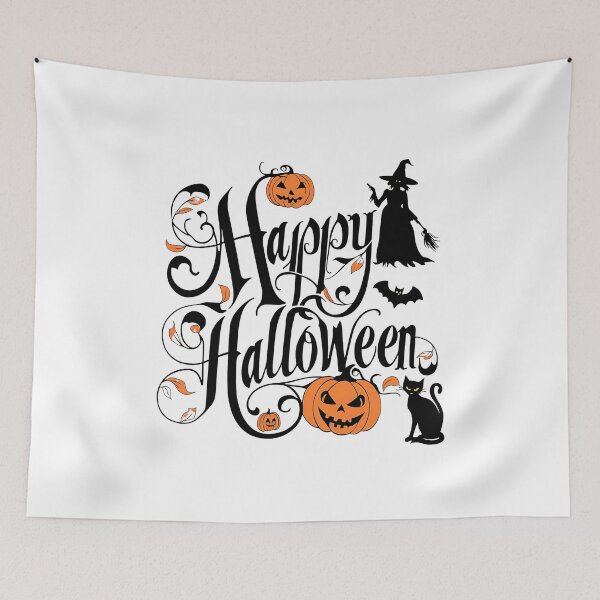 Item preview, Pumpkins, Bats, & Witchy Hats – Halloween Magic Awaits designed and sold by holidayT-shirt.