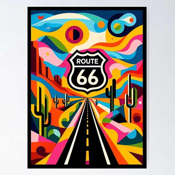 Item preview, Ride the Legendary Route 66 – The Mother Road! designed and sold by OzzFrequency.
