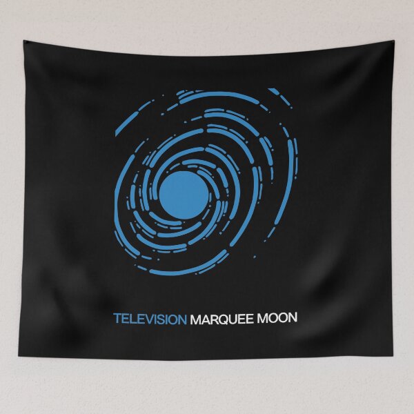 Item preview, Marquee Moon TELEVISION logo - blue with white designed and sold by WRITTEN AND DIRECTED BY.