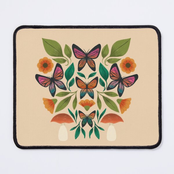 Item preview, Butterfly and Mushroom designed and sold by Haley Schulz.