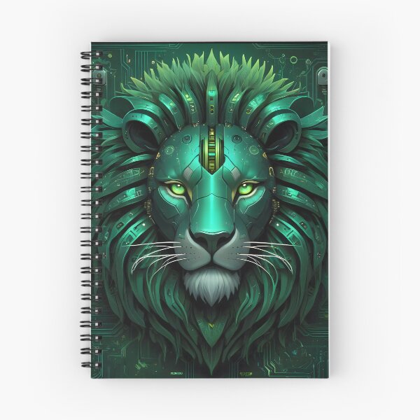 Item preview, Green Robot Lion designed and sold by IvernTree.