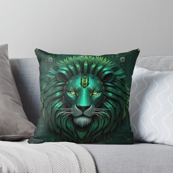 Item preview, Green Robot Lion designed and sold by IvernTree.