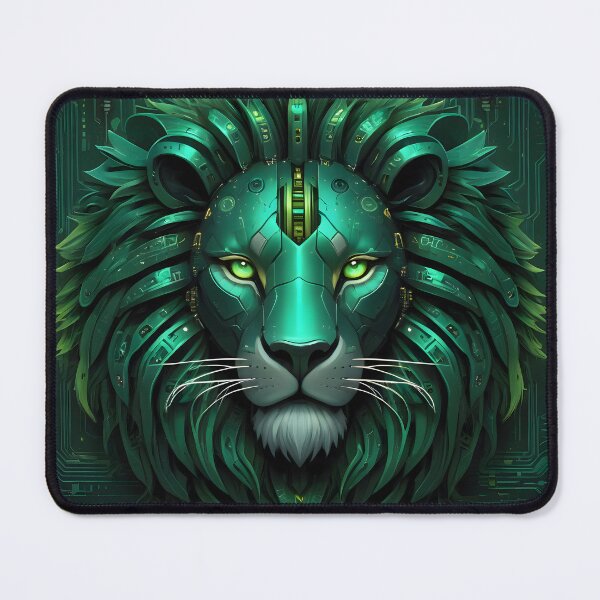 Item preview, Green Robot Lion designed and sold by IvernTree.
