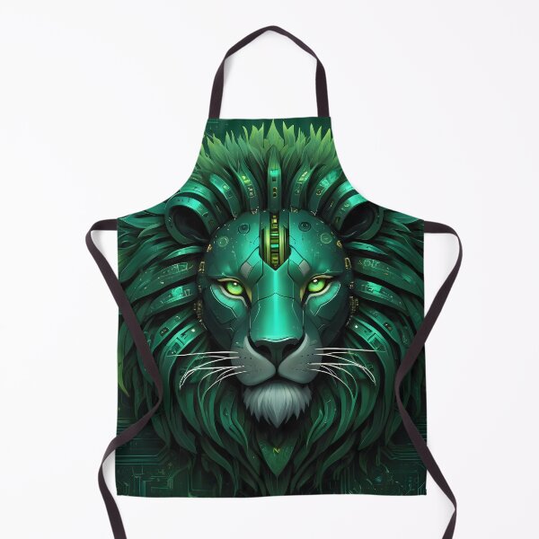 Item preview, Green Robot Lion designed and sold by IvernTree.