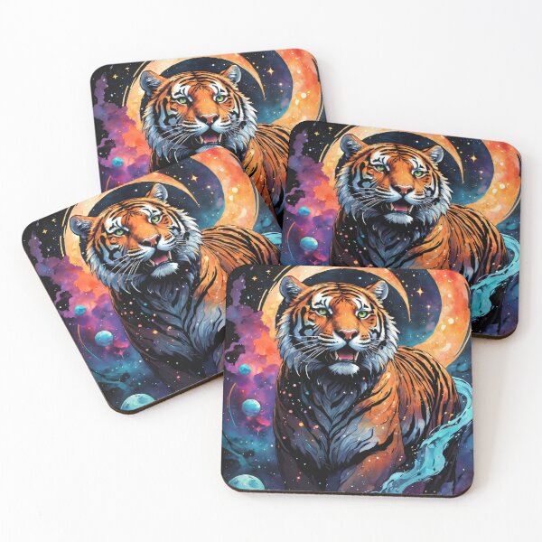 Item preview, Cosmic Tiger designed and sold by ByteyCreatives.