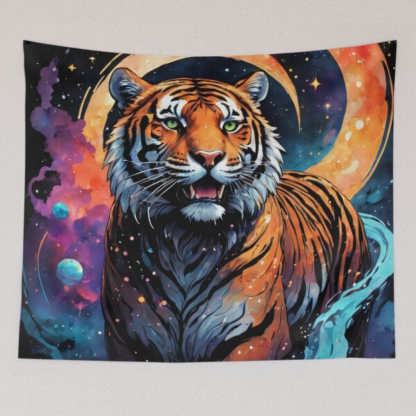Item preview, Cosmic Tiger designed and sold by ByteyCreatives.