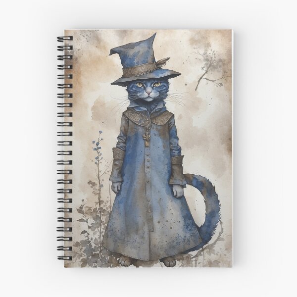 Item preview, Dickensian Cat in a Long Coat and Top Hat designed and sold by FlowerMeFlorals.