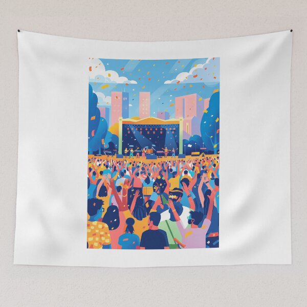 Item preview, Music Madness: The World of Festivals designed and sold by MidArtForge.