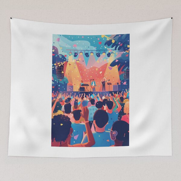 Item preview, Music Madness: The World of Festivals designed and sold by MidArtForge.