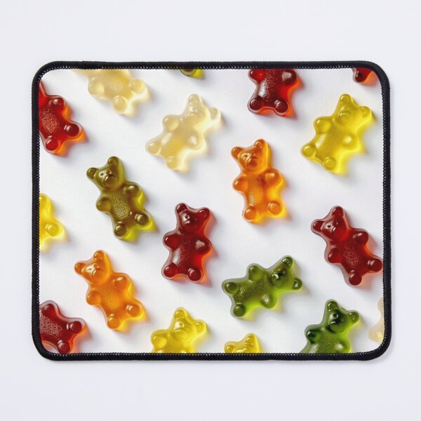 Artikelvorschau, Multi-Colored Gummy Bear Candy Pattern Aesthetic Design entworfen und verkauft von squishmuffin101.