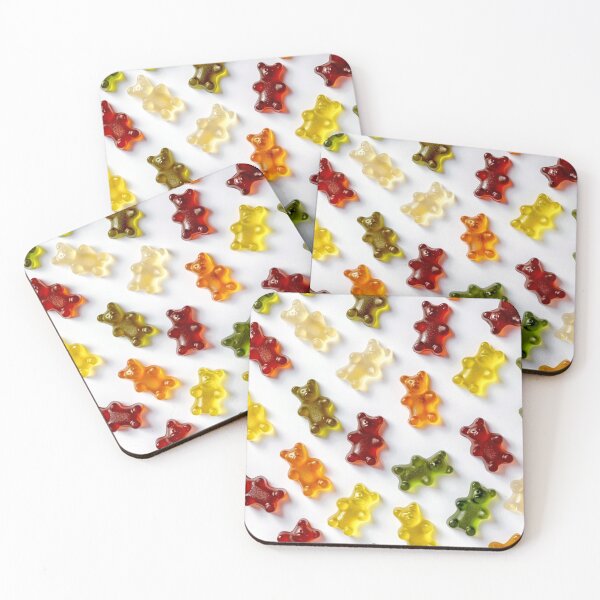 Artikelvorschau, Multi-Colored Gummy Bear Candy Pattern Aesthetic Design entworfen und verkauft von squishmuffin101.