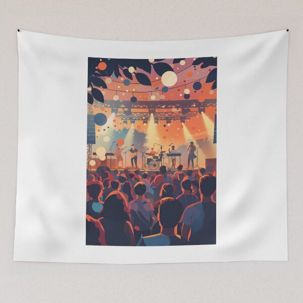 Item preview, Music Madness: The World of Festivals designed and sold by MidArtForge.