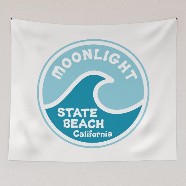 Item preview, Moonlight State Beach California Wave designed and sold by bivenart.