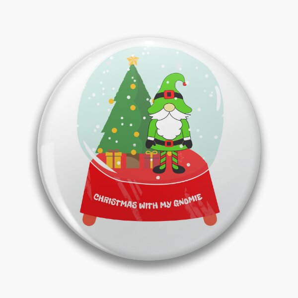 Item preview, Gnome Christmas Snowglobe designed and sold by Sartoris Art.