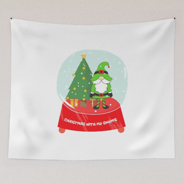 Item preview, Gnome Christmas Snowglobe designed and sold by Sartoris Art.