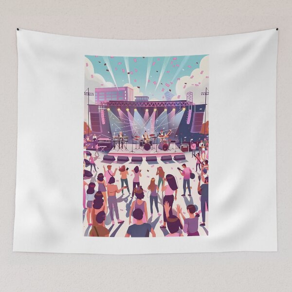 Item preview, Music Madness: The World of Festivals designed and sold by MidArtForge.