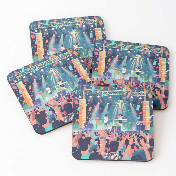 Item preview, Music Madness: The World of Festivals designed and sold by MidArtForge.