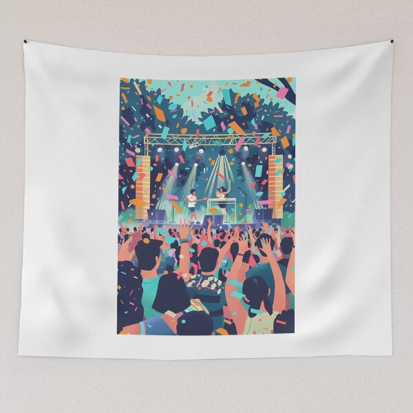 Item preview, Music Madness: The World of Festivals designed and sold by MidArtForge.