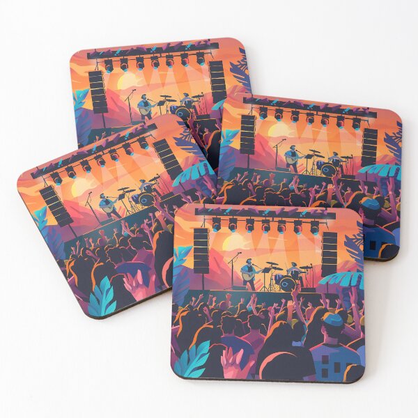 Item preview, Music Madness: The World of Festivals designed and sold by MidArtForge.