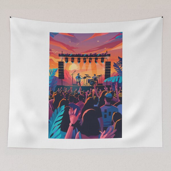 Item preview, Music Madness: The World of Festivals designed and sold by MidArtForge.