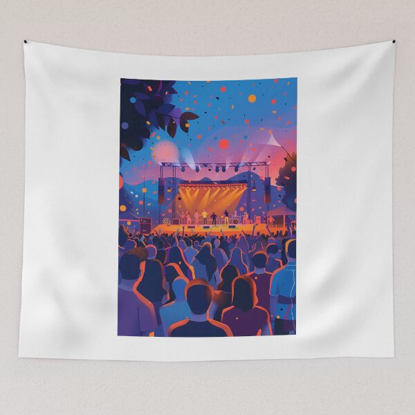 Item preview, Music Madness: The World of Festivals designed and sold by MidArtForge.