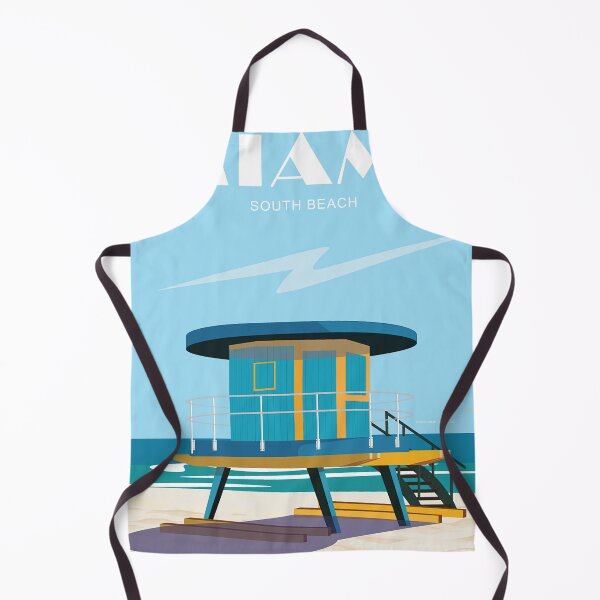 Item preview, south beach Miami travel poster vintage retro designed and sold by Arctic frame studio.