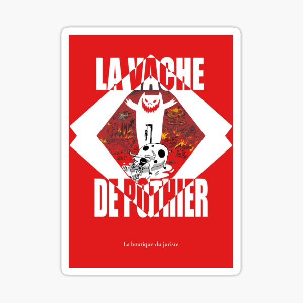 La vache de Pothier Sticker