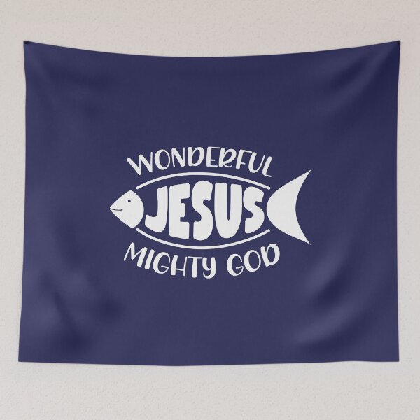 Item preview, Wonderful, Jesus, Mighty God designed and sold by simplydesignart.