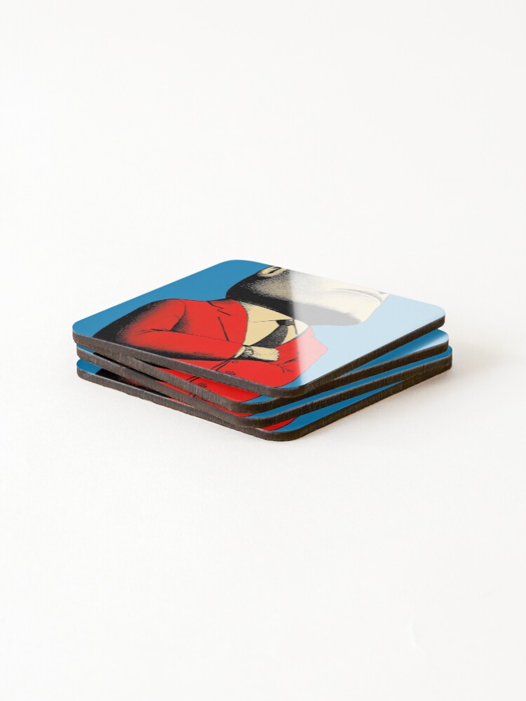 Thumbnail 4 of 5, Coasters (Set of 4), 666 designed and sold by BzzLab.