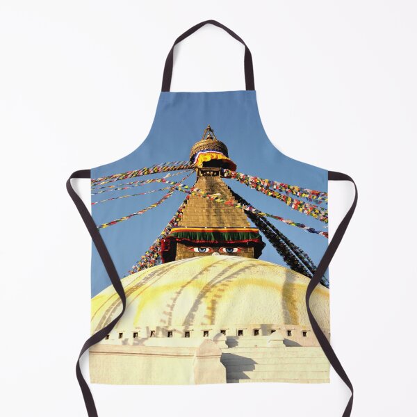 Item preview, Stupa and Prayer Flags in Kathmandu designed and sold by franck380.