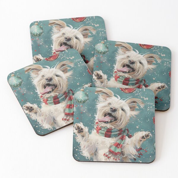 Item preview, Happy Christmas Dog designed and sold by ghastlygraphix.