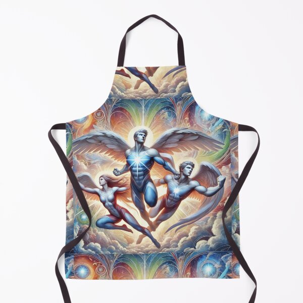 Item preview, Divine Superhero Angels: A Modern Fresco Masterpiece designed and sold by Meta2Physical.