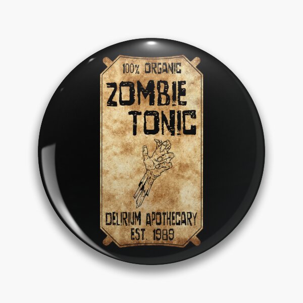 Item preview, Zombie Tonic potion label designed and sold by Haus of Delirium.