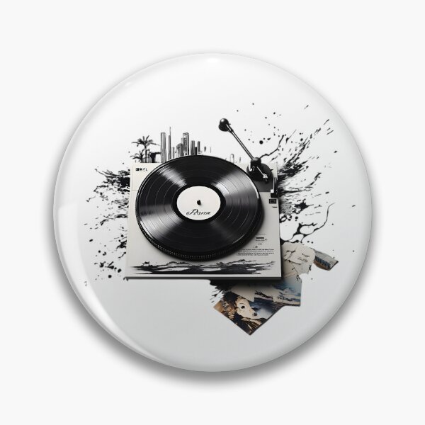 Artikelvorschau, Klanglandschaften in Tinte: Die Vinyl-Reise entworfen und verkauft von AI-Only Creations.