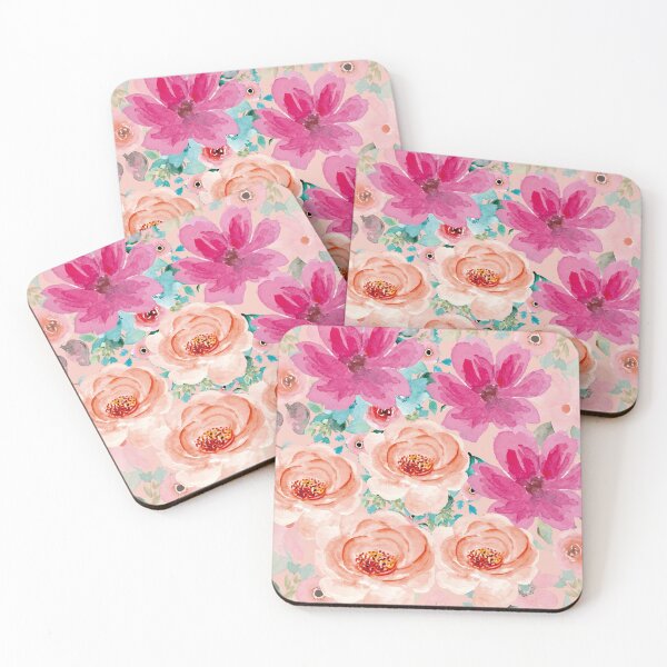 Item preview, “Digital printing of flowers in pink and violet tones, ideal for giving life to any environment” designed and sold by FunPrintCraft.