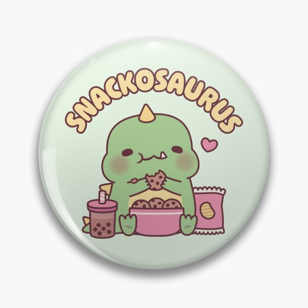 Item preview, Cute Dinosaur Munching Cookies Snackosaurus Funny designed and sold by rustydoodle.