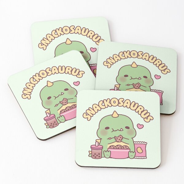 Item preview, Cute Dinosaur Munching Cookies Snackosaurus Funny designed and sold by rustydoodle.