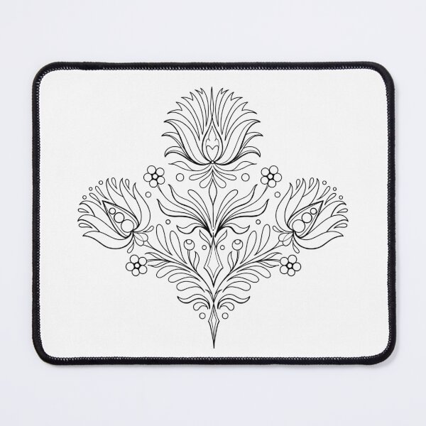 Item preview, Hungarian Folk art Flowers - Line design designed and sold by susyrdesign.