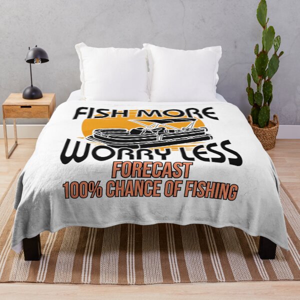 Item preview, Fish More Worry Less designed and sold by Guess4best.