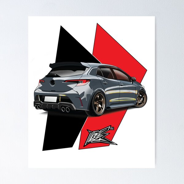 Item preview, toyota corolla e210 rear gray designed and sold by NaquashM.